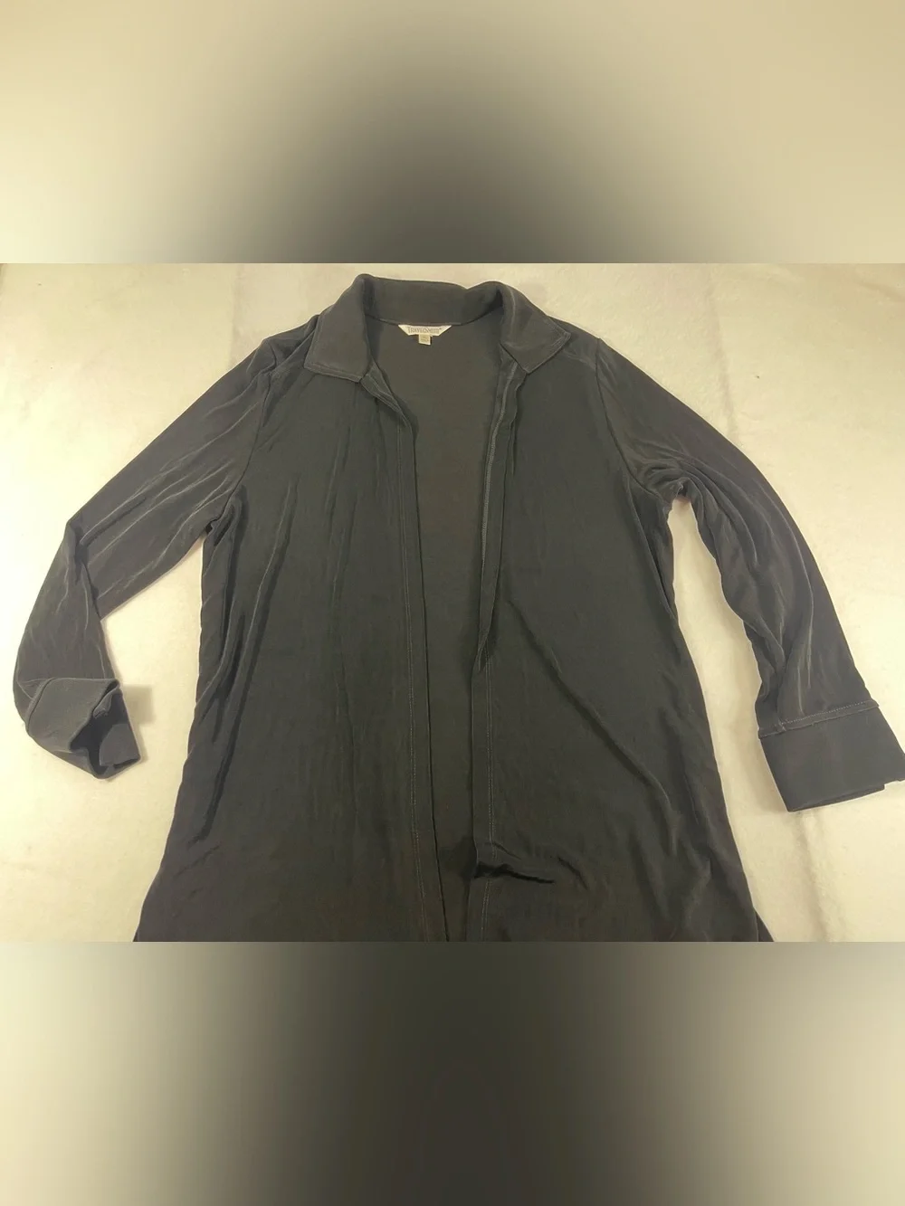 TravelSmith Black Travel Cardigan & Pants Set | XL | Made in USA